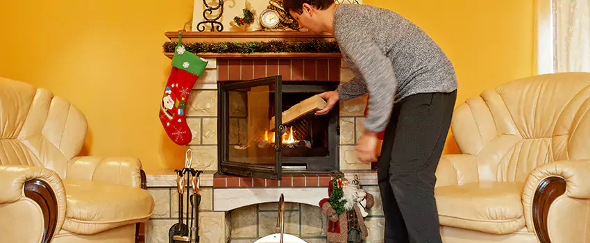 Gas to Wood-Burning Fireplace Conversion Services in Coralville, Iowa