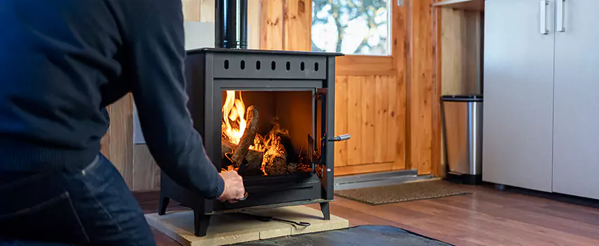 Open Hearth Wood Fireplace Installation in Coralville, IA