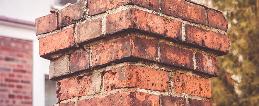 Cracked Chimney Bricks Repair Cost in Coralville, Iowa