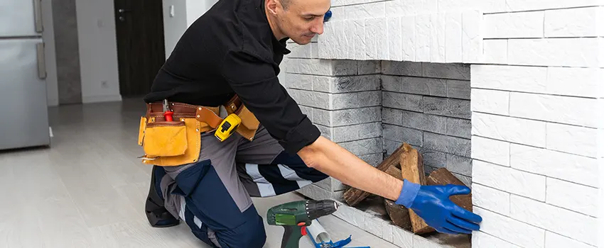 Fireplace Damaged Damper Frame Repair Services in Coralville, Iowa